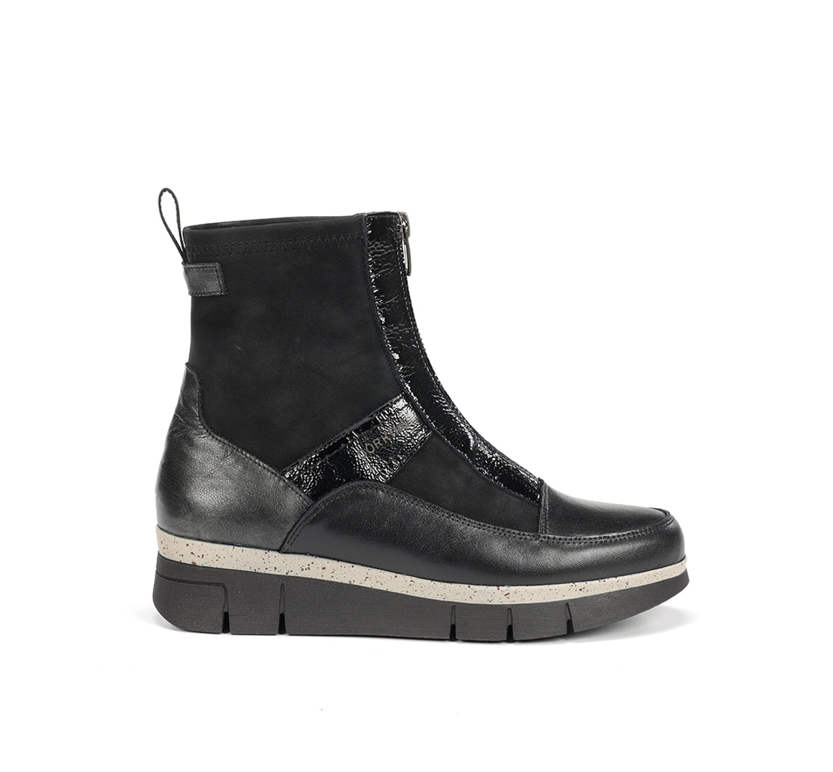 Dorking India D9331 bottines noir femme confort