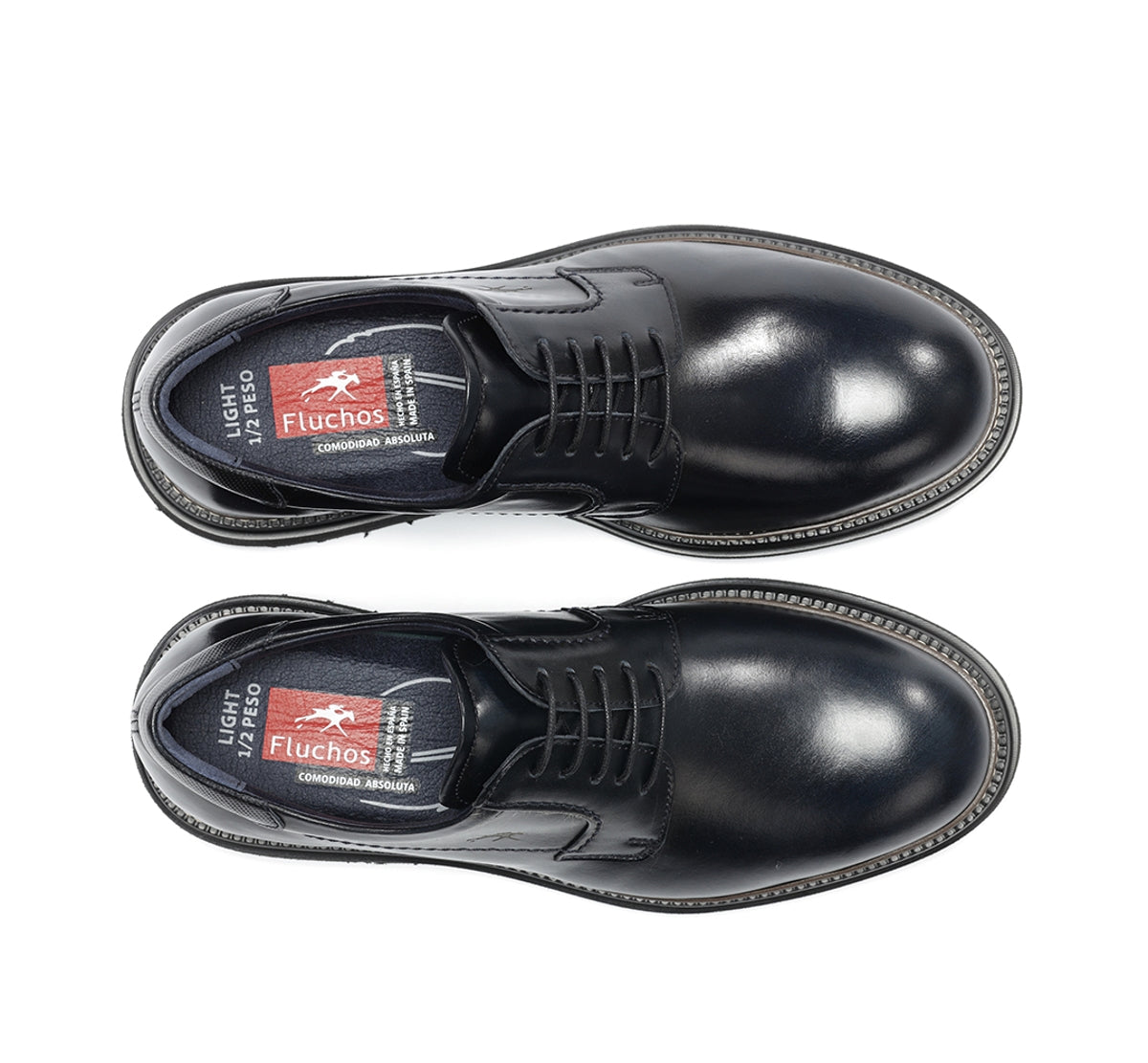 Fluchos Lincon F2054 Chaussure Bleu Homme Cuir
