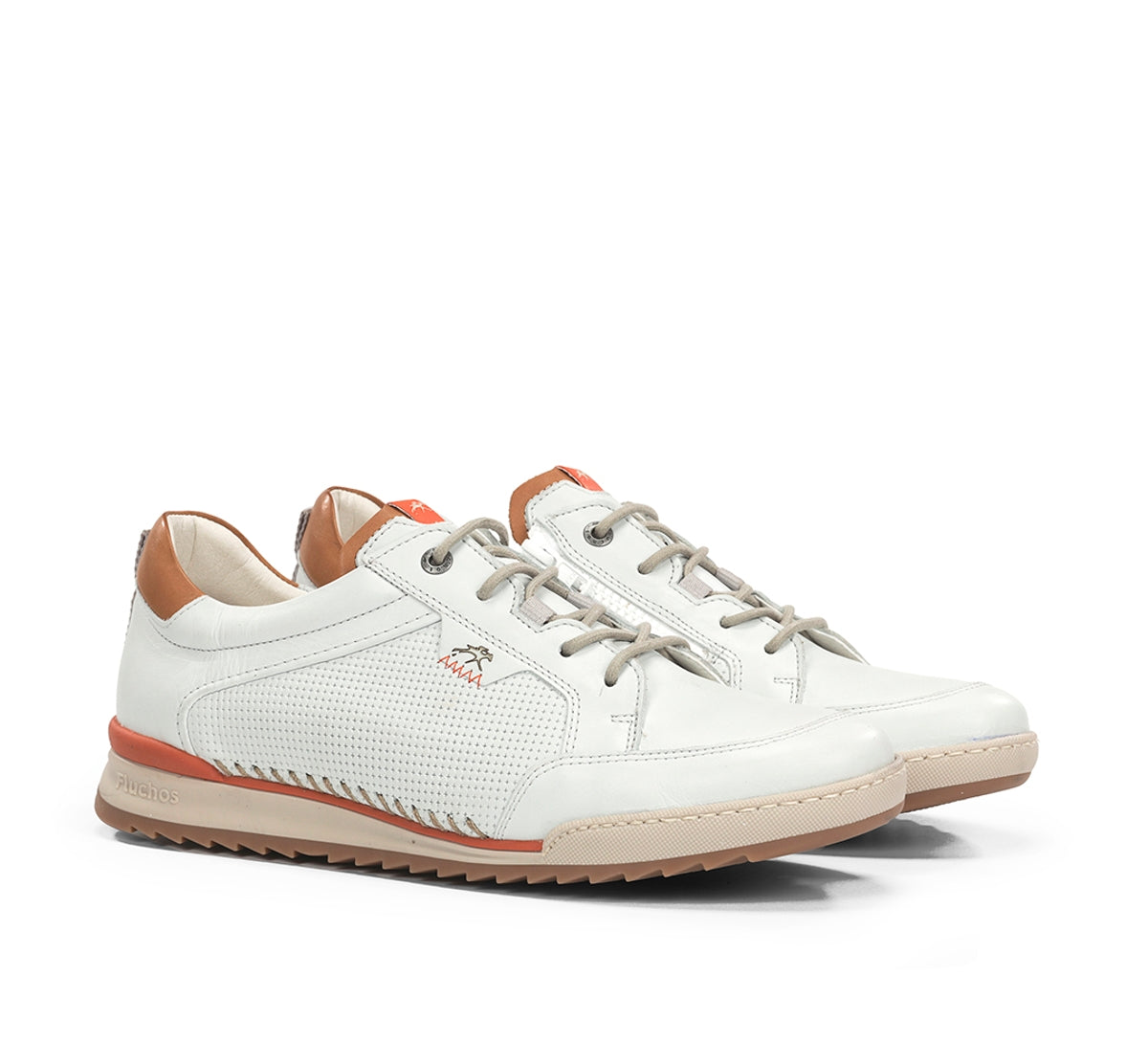 Fluchos Elder F2179 baskets homme blanc confort