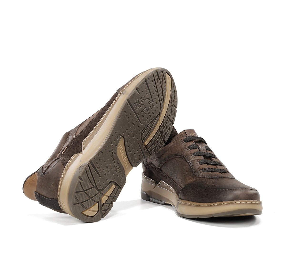 Fluchos Jeff F2511 basket homme marron cuir