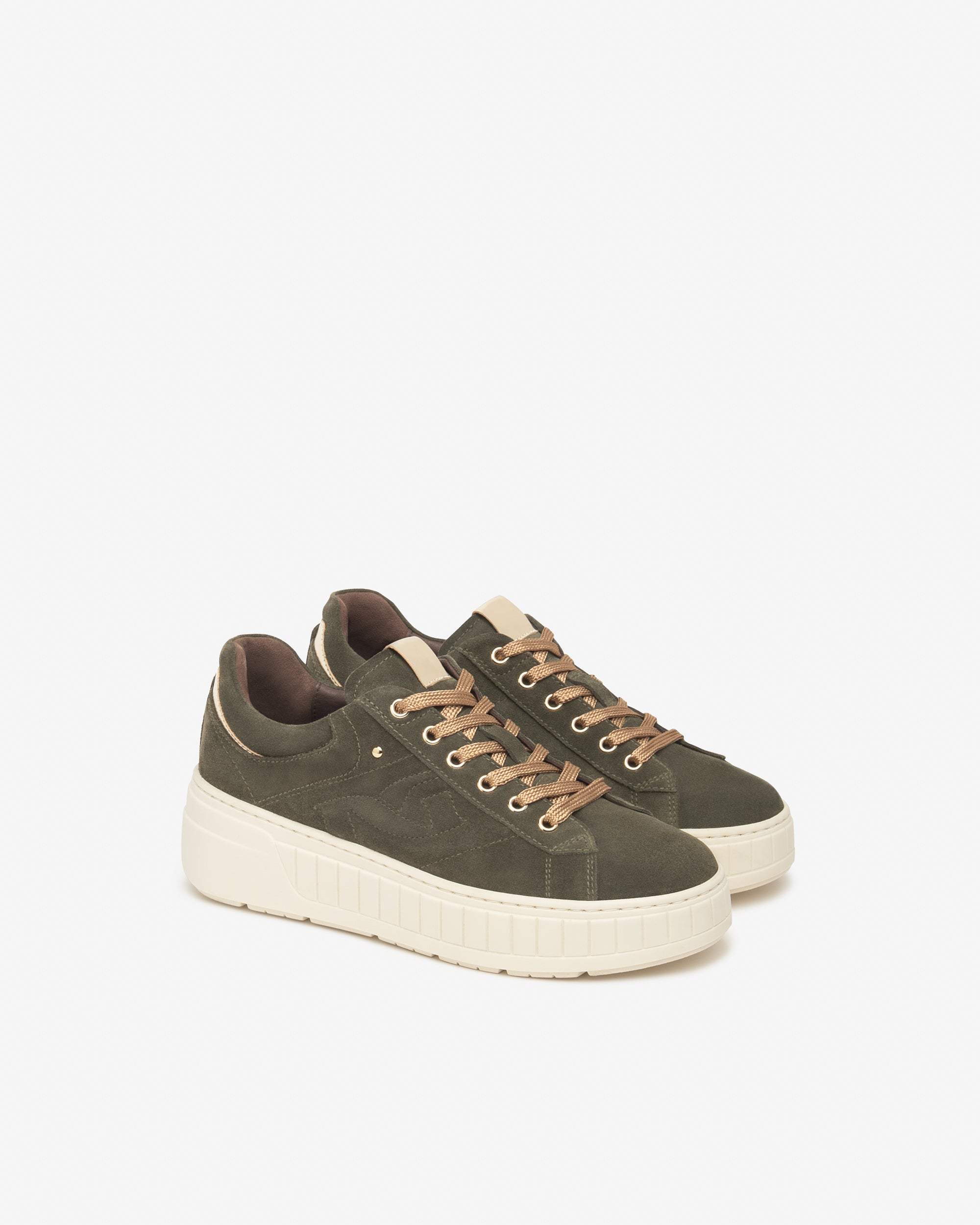 Nero Giardini Sneakers Baskets cuir femme daim hiver