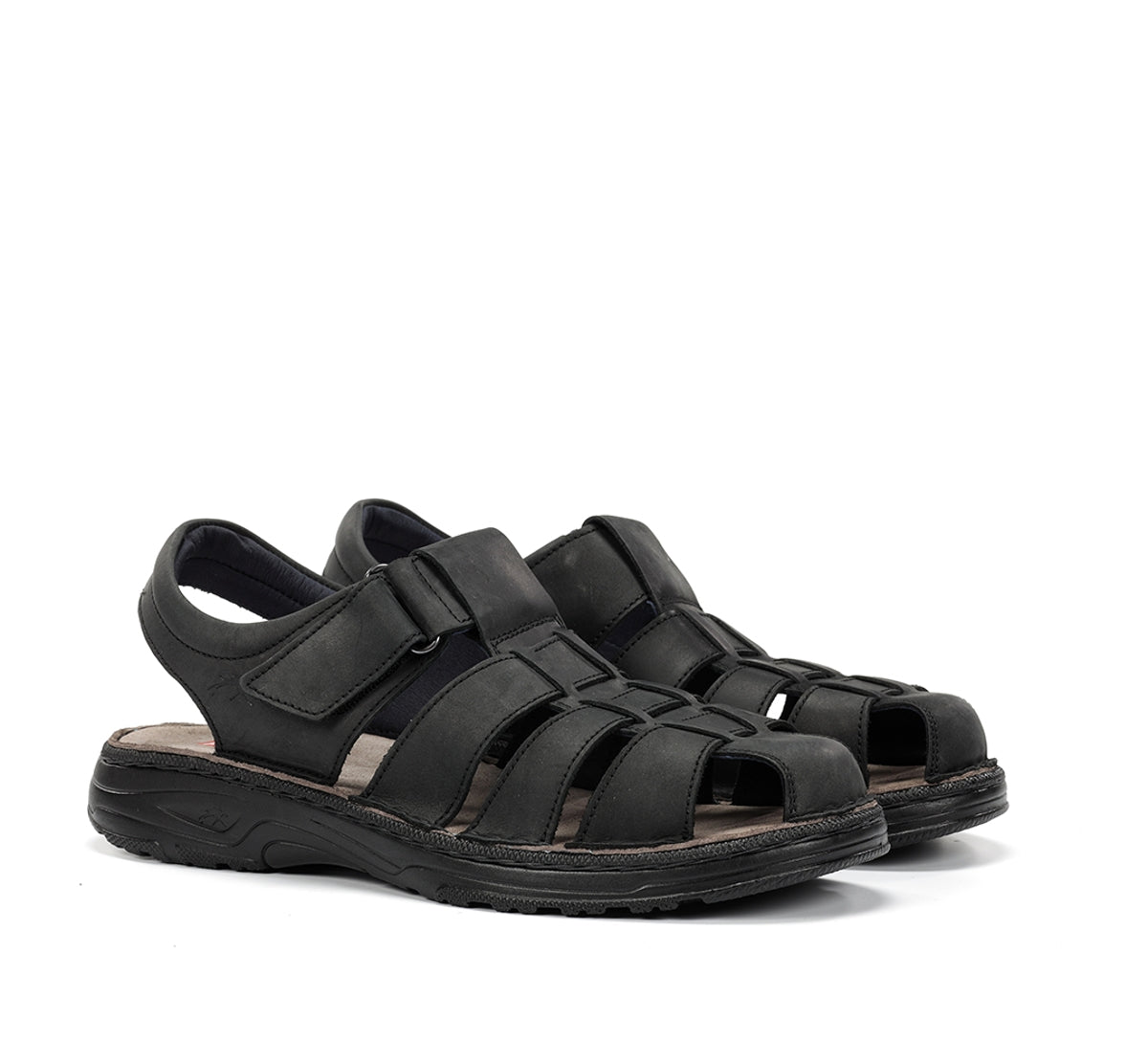 Fluchos Azores F2198 sandales homme noir velcro été