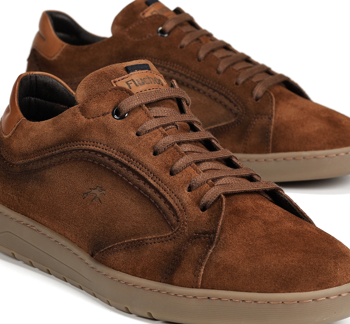 Fluchos Leo F1721 chaussure marron homme gomme
