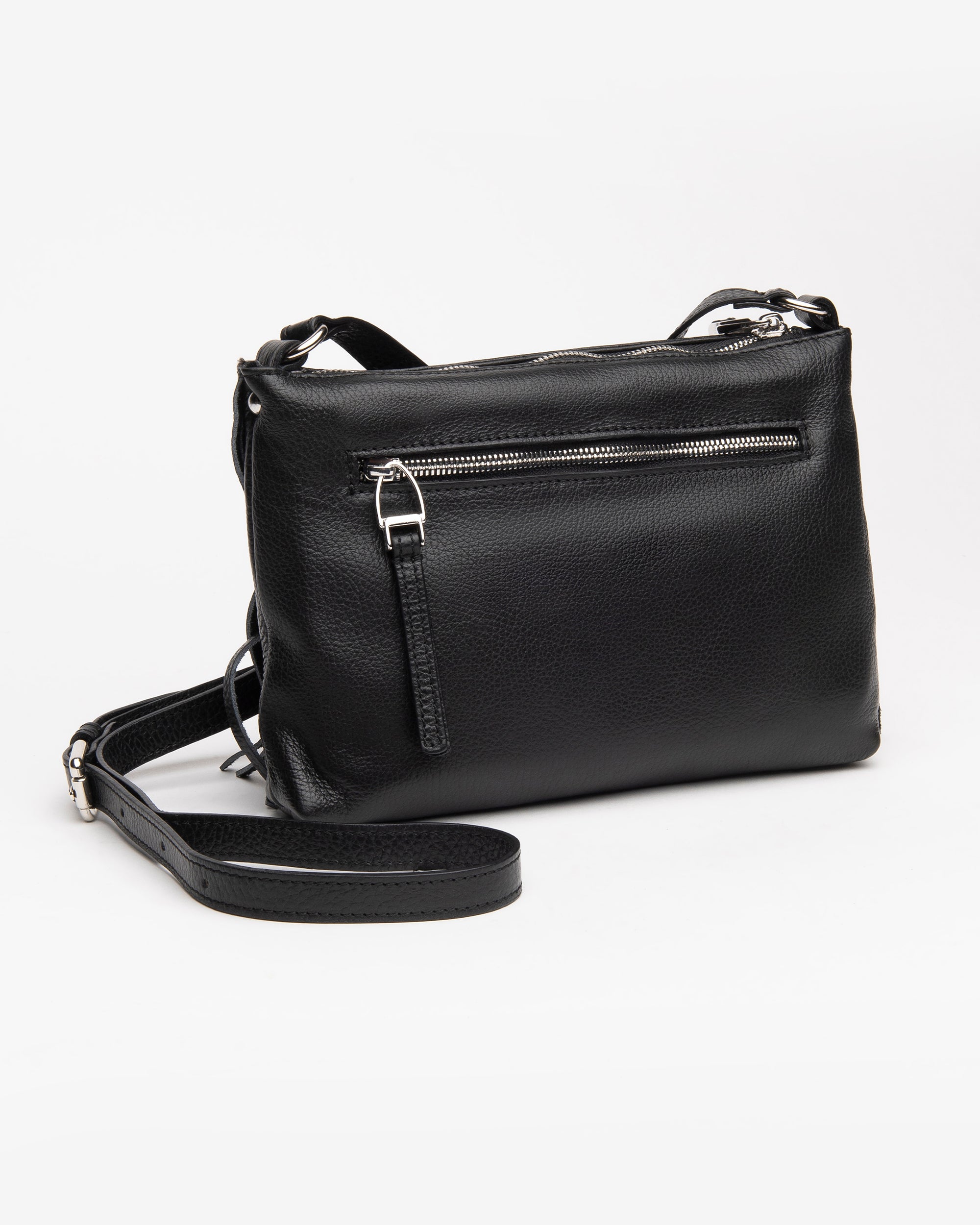 Nero Giardini Bags sac bandoulière cuir franges PZ
