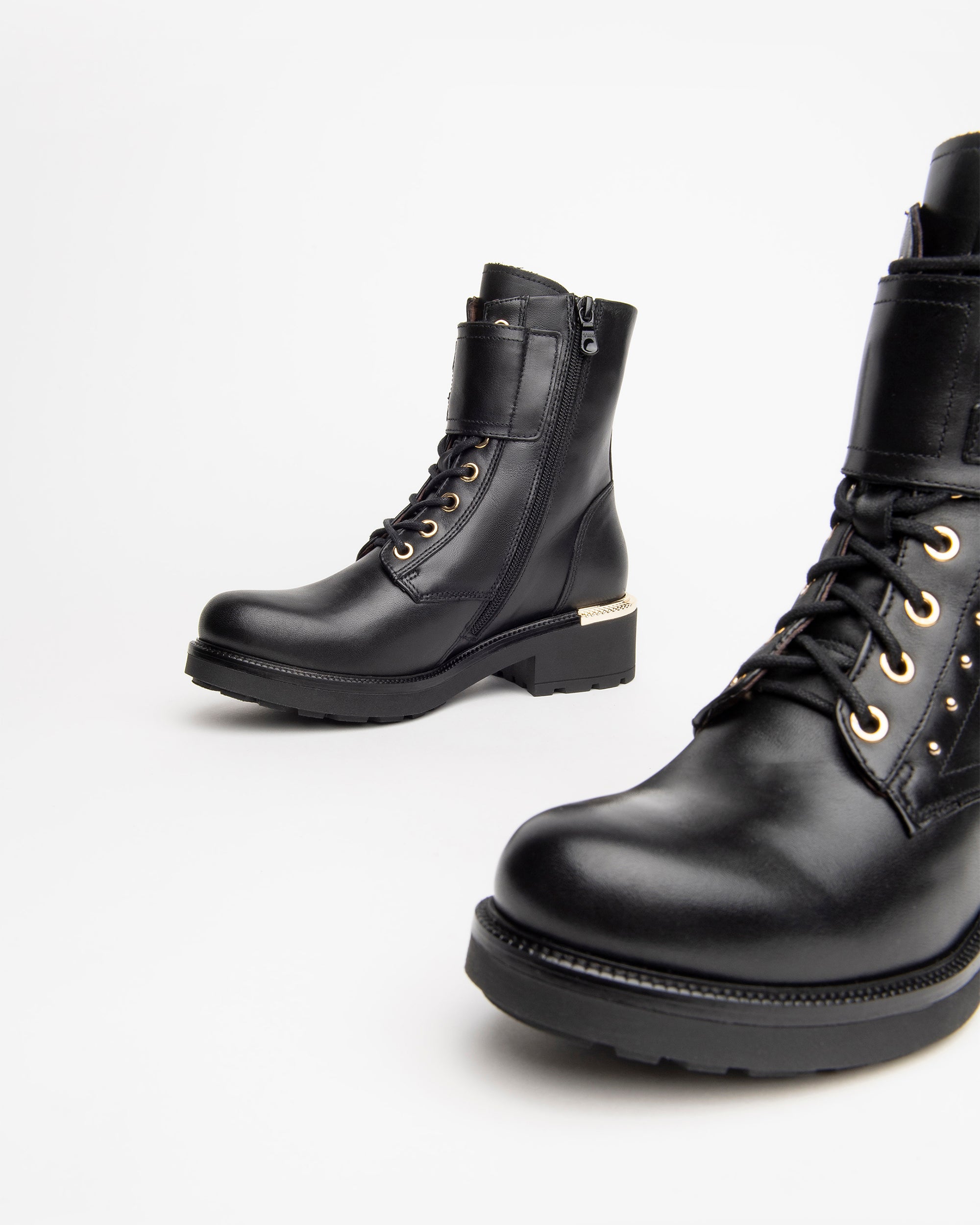 Nero Giardini Combat Boots rangers cuir femme 35-41