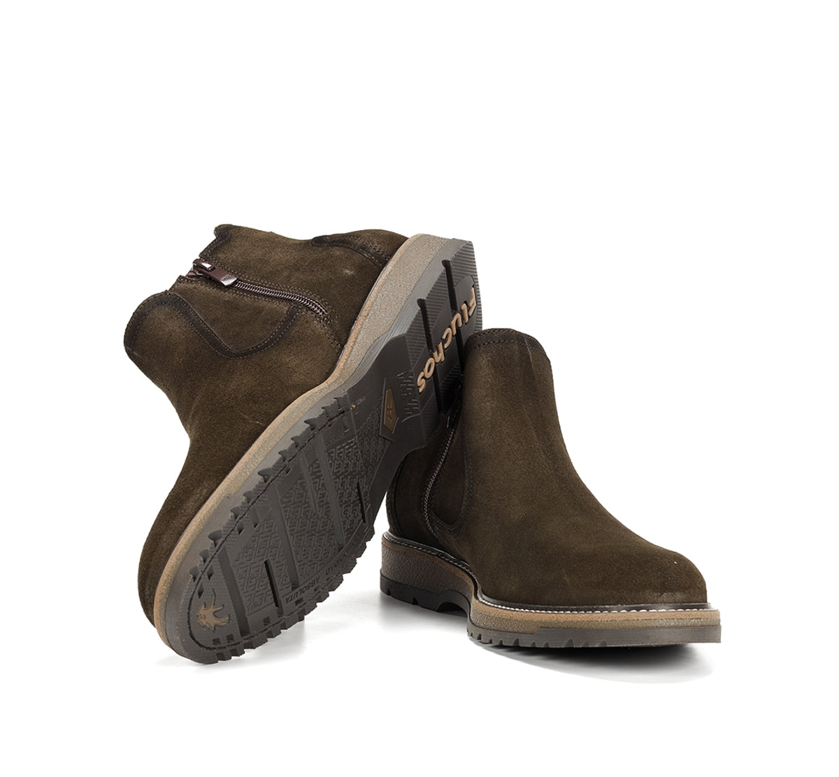 Fluchos Botines Buggy F2323 bottines vert cuir homme