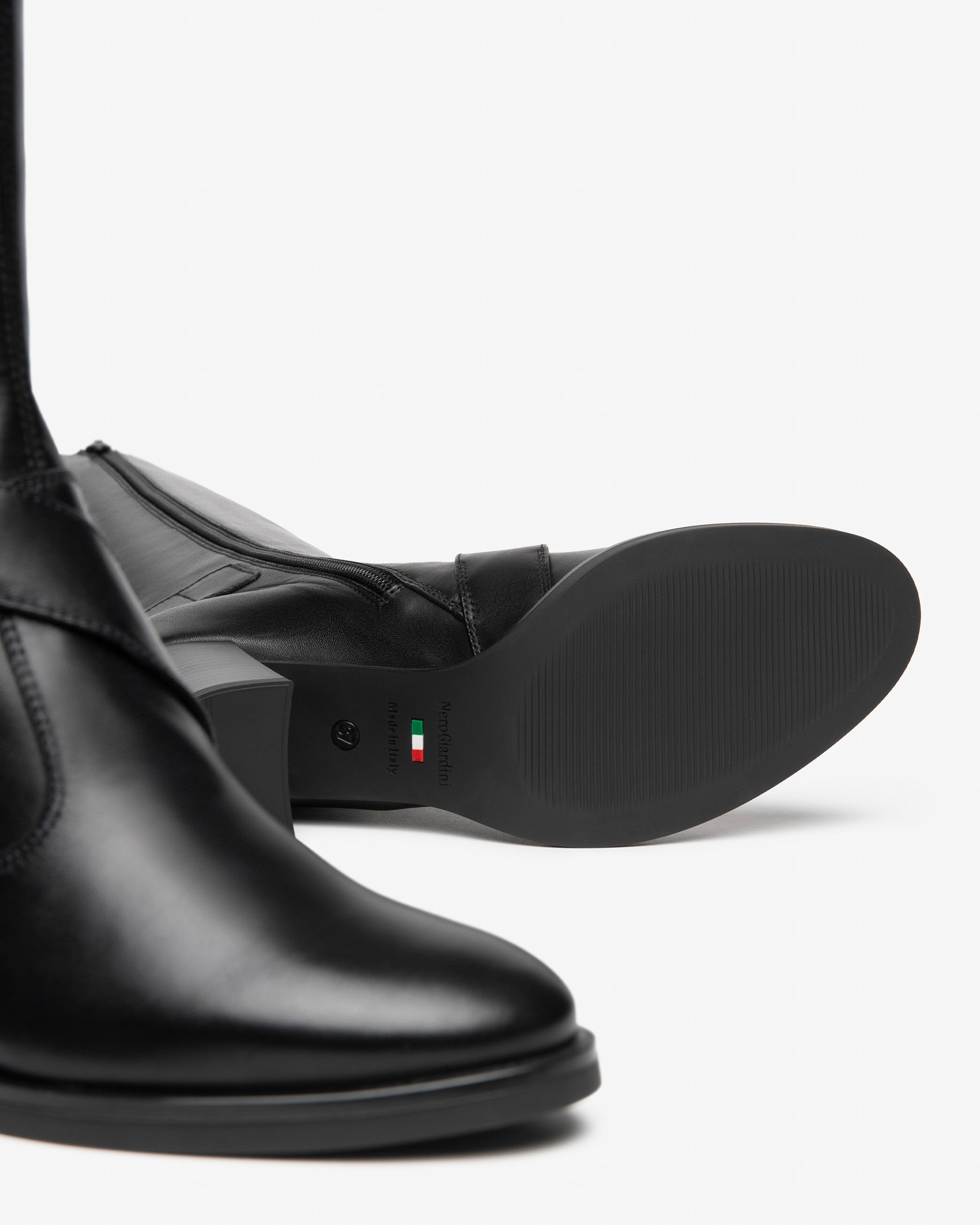 Nero Giardini Boots bottes cuir femme talon 75