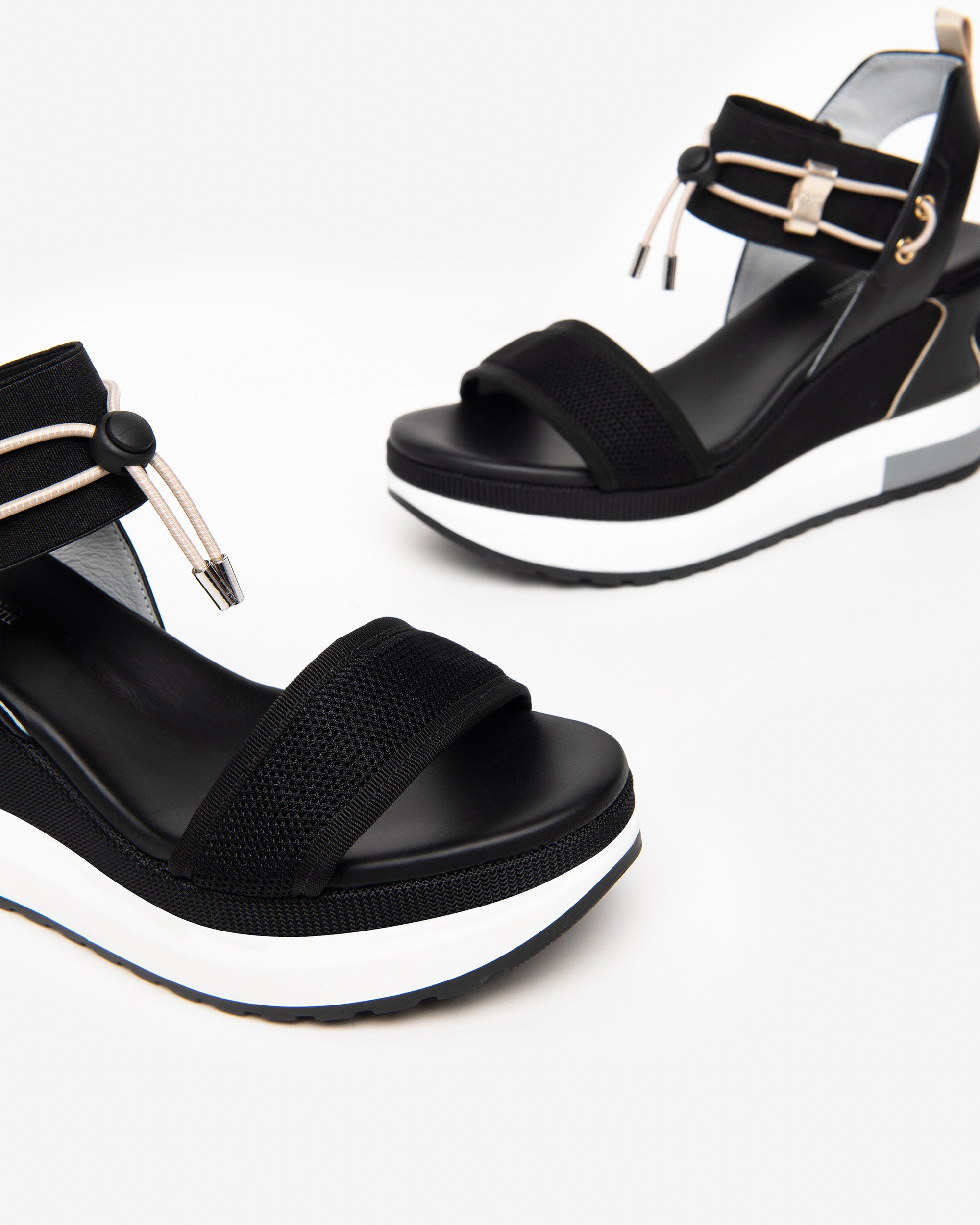 Nero Giardini Sandals sandales cuir toile femme 35-41