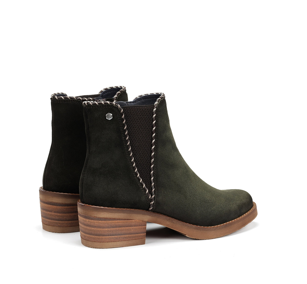 Dorking by Fluchos Layla D9545 bottine verte talon bas