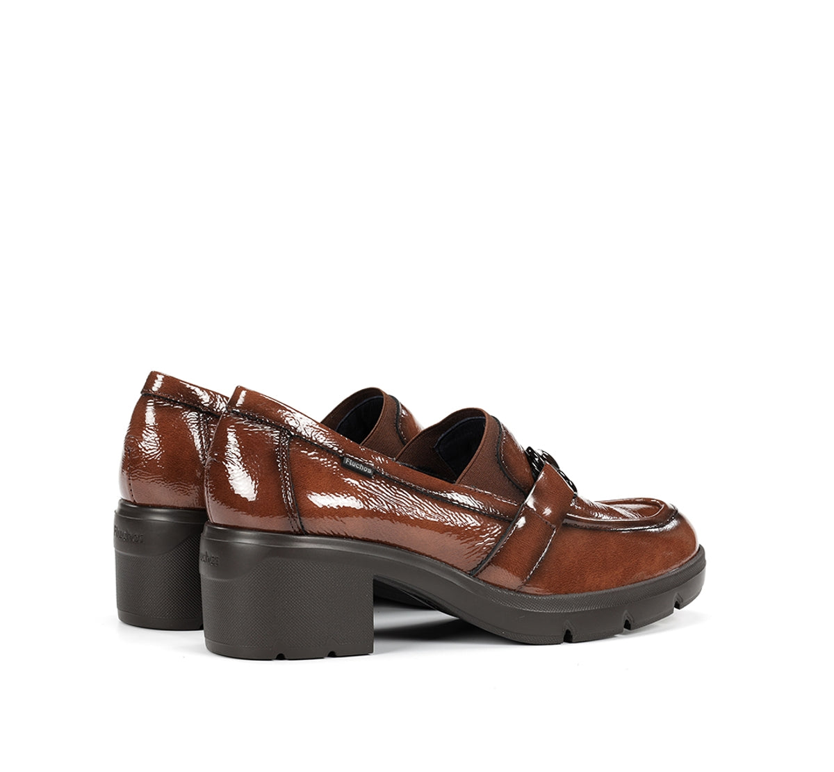 Fluchos Fugaz F2111 mocassins femme marron talon