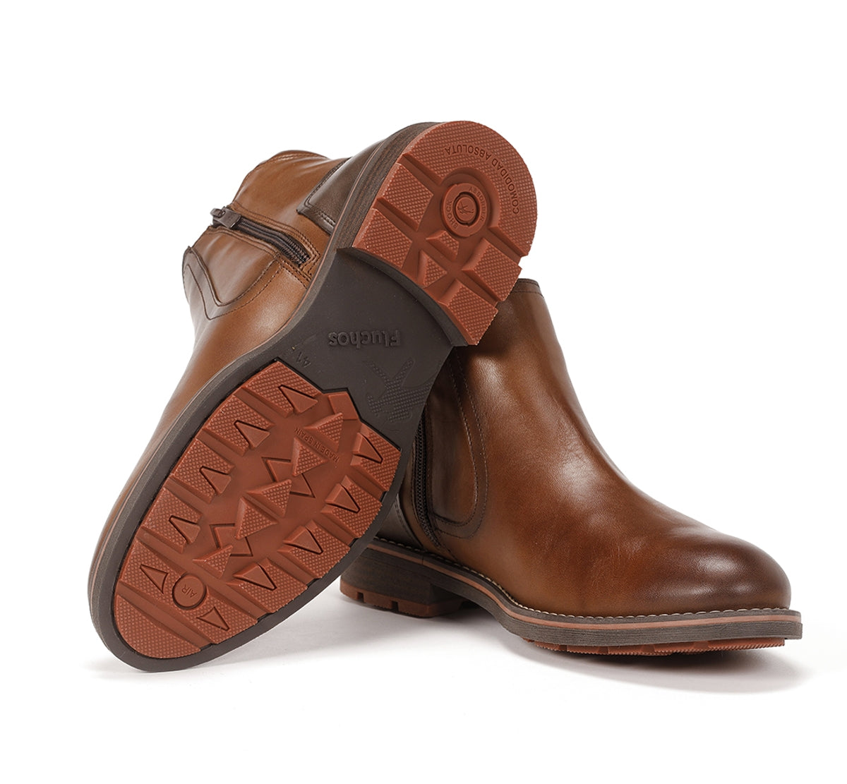 Fluchos Terry F1343 Bottes Marron Homme Cuir