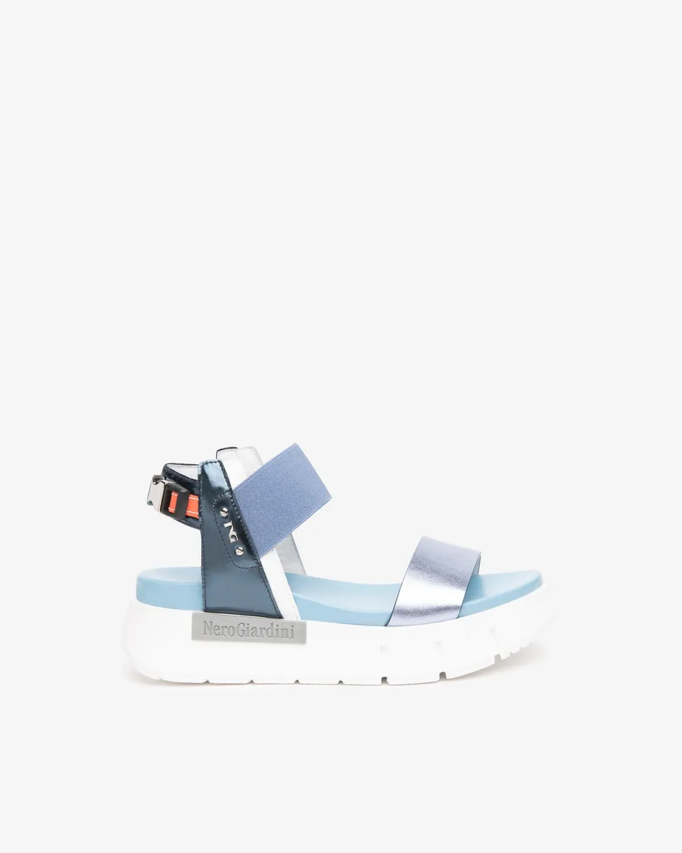 Nero Giardini Sandals sandales cuir femme compensées