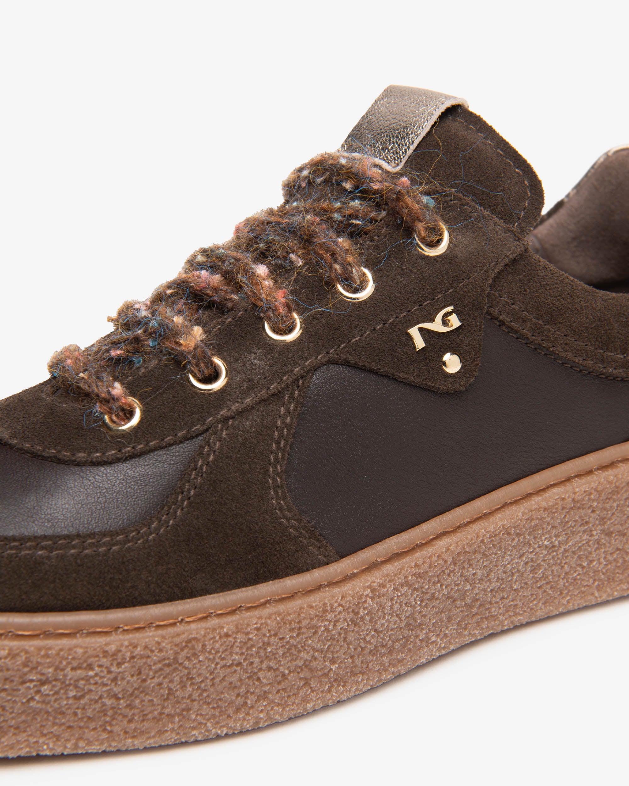 Nero Giardini Sneakers baskets cuir daim plateforme