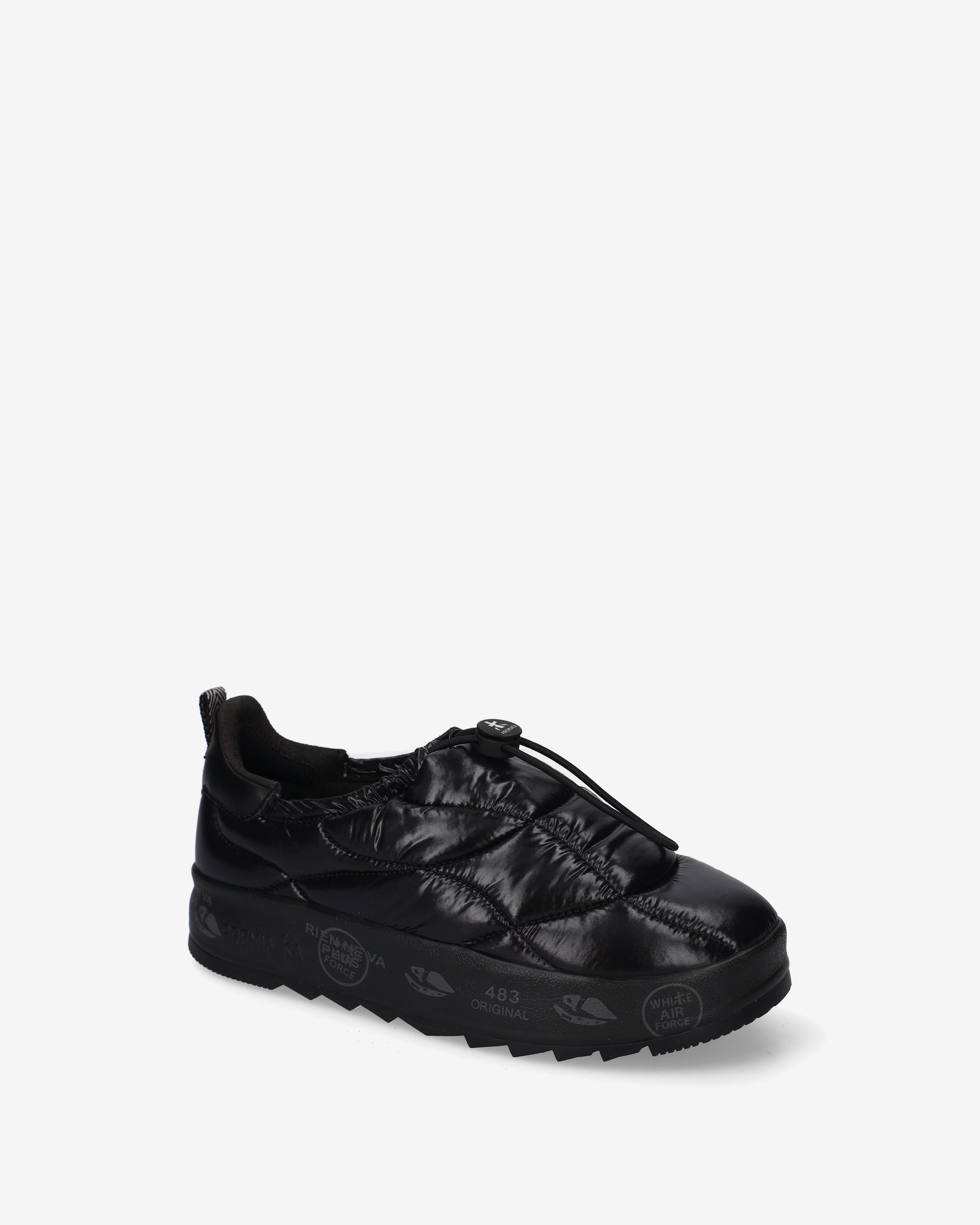 Premiata Puffyd 8683 sneakers noir matelassé