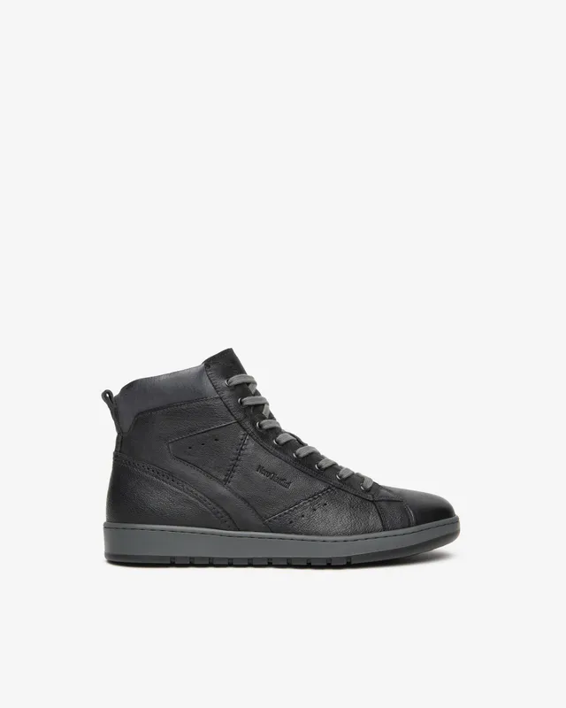 Nero Giardini Sneakers baskets homme montantes cuir zip