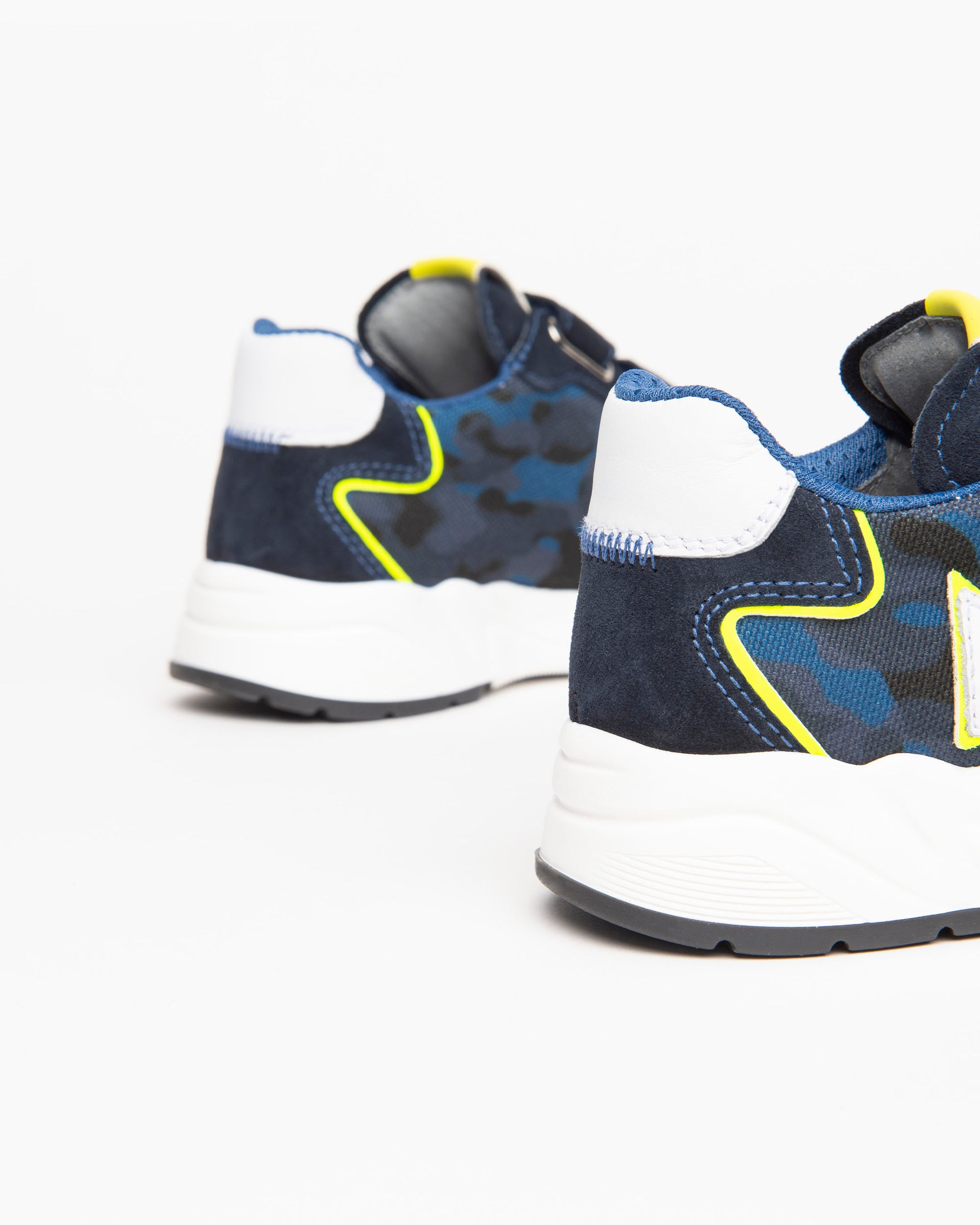 Nero Giardini Sneakers Baskets Daim Garçon Velcro Camouflage