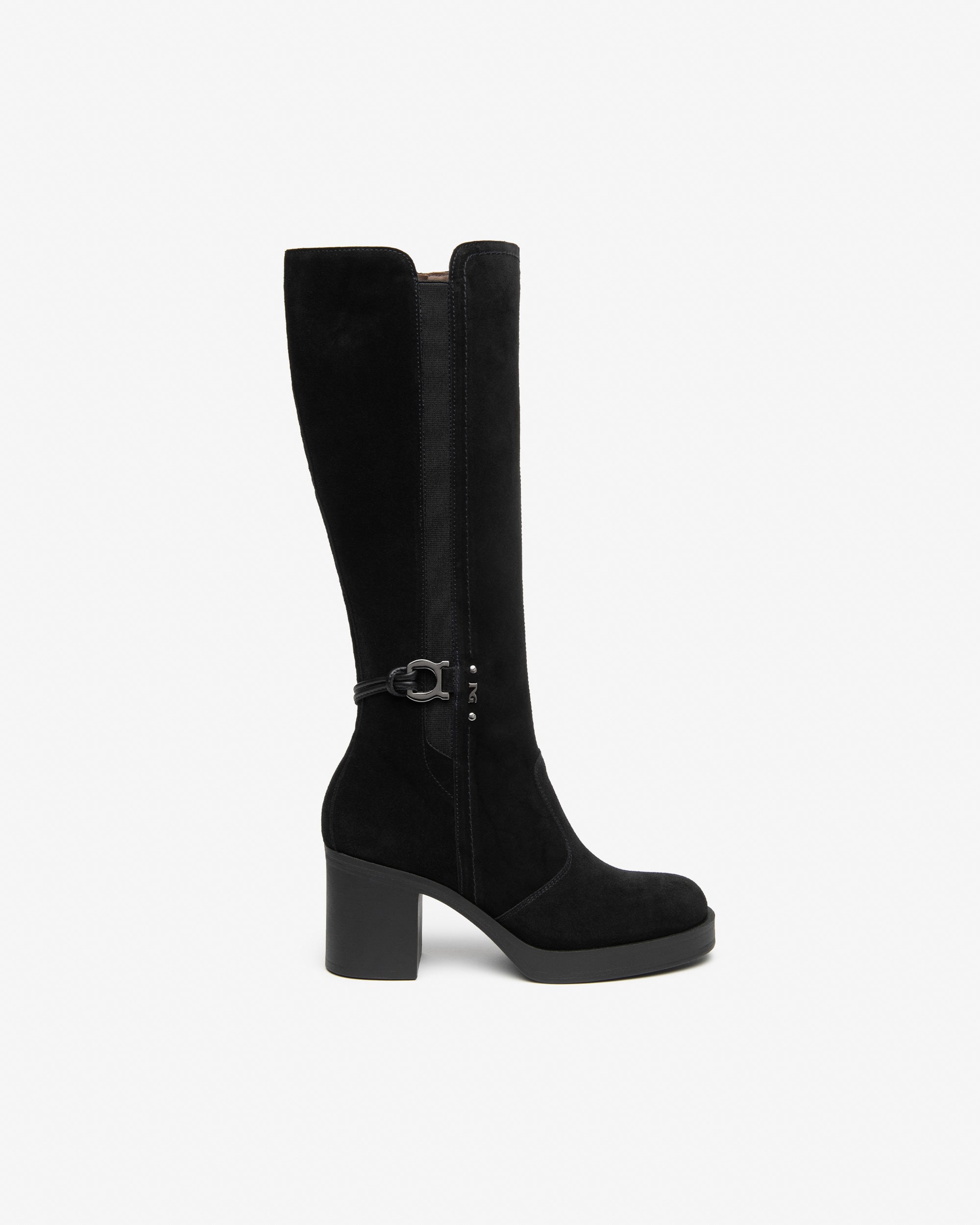 Nero Giardini Boots bottes femme daim talon 75 mm