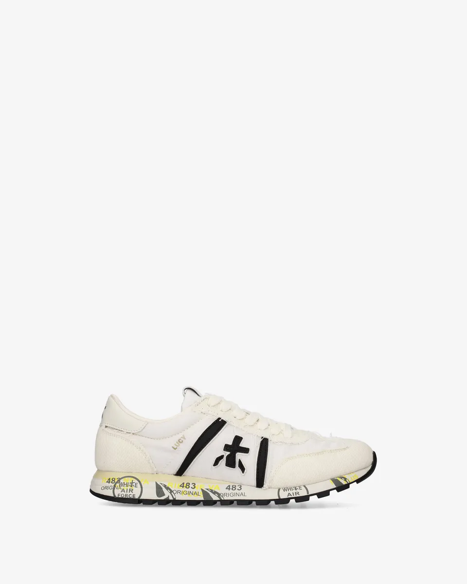 Premiata Lucyd 0.1 8139 sneakers toile crème femme
