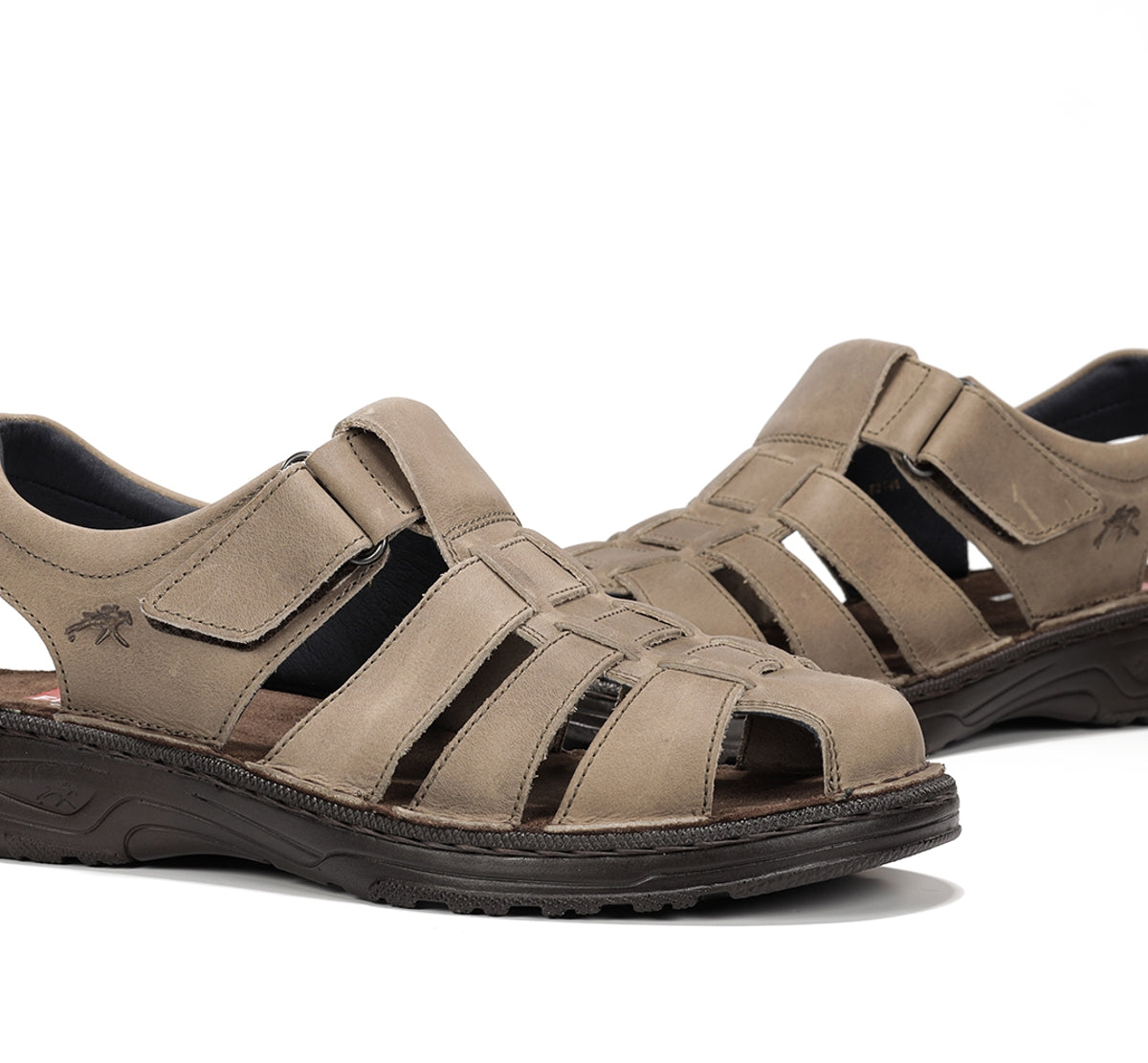 Fluchos Azores F2198 sandales taupe homme velcro