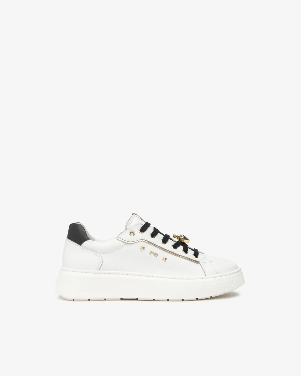 Nero Giardini Sneakers cuir tissu technique femme 38