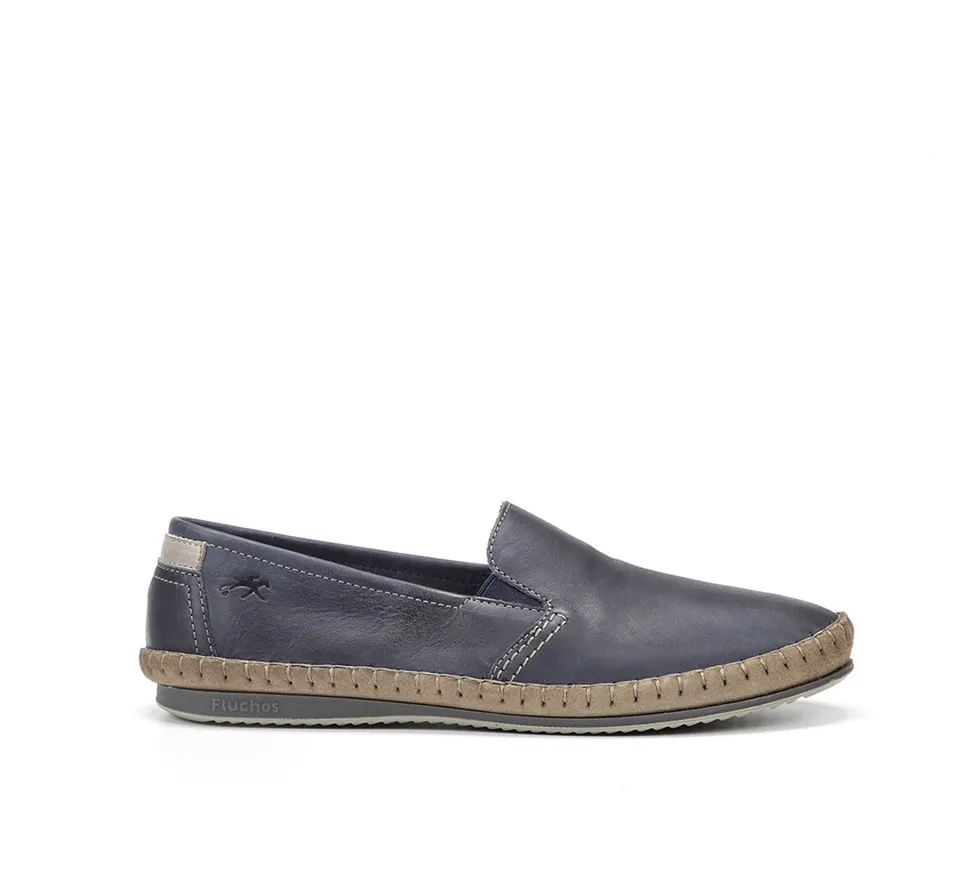 Fluchos Bahamas 8264 mocassins bleu sans lacets