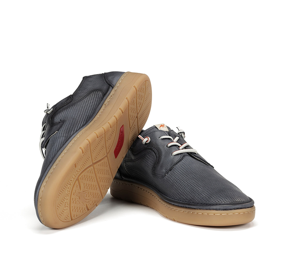 Fluchos Leo F1947 baskets homme bleu rétro
