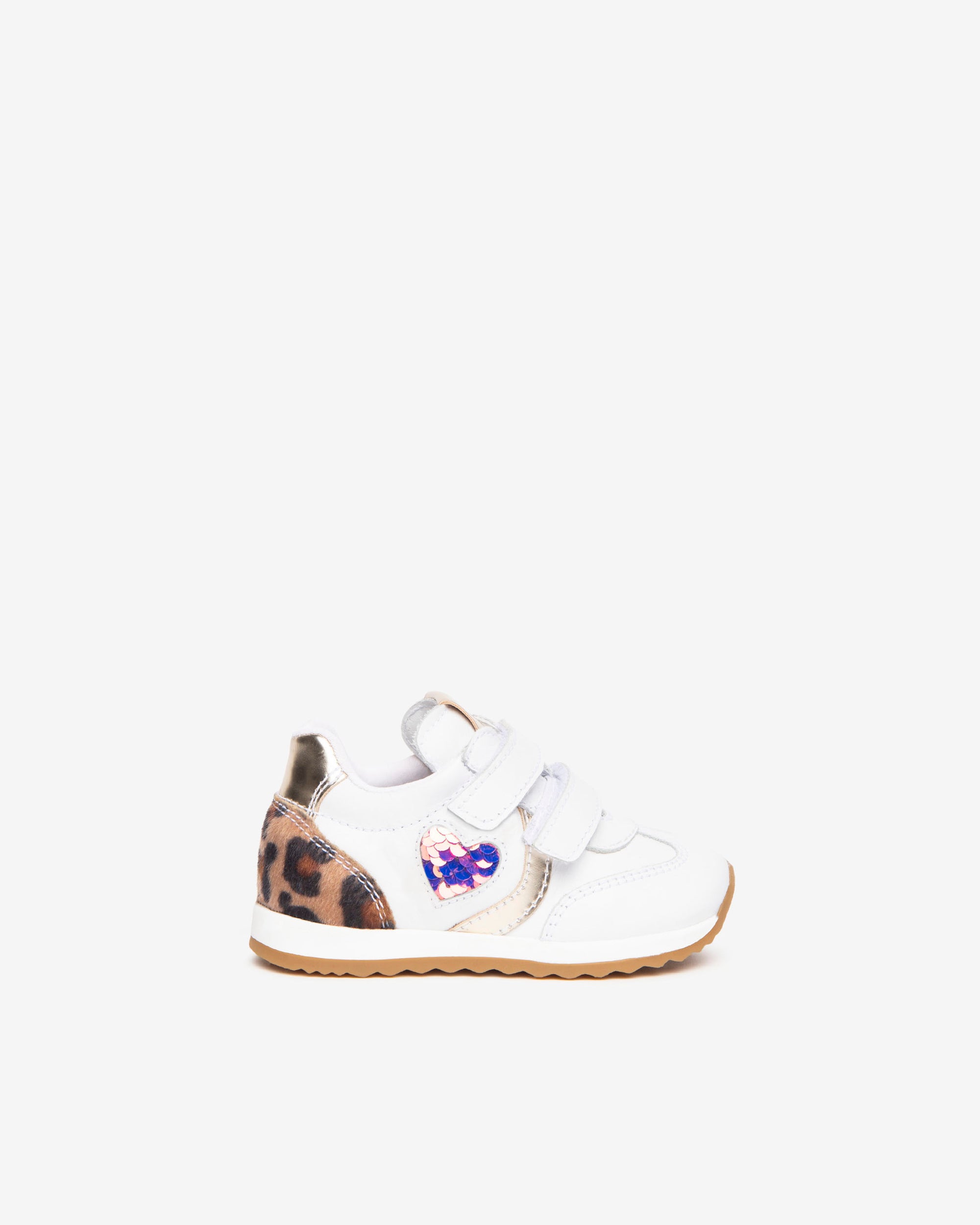 Nero Giardini Sneakers baskets cuir bébé fille scratch
