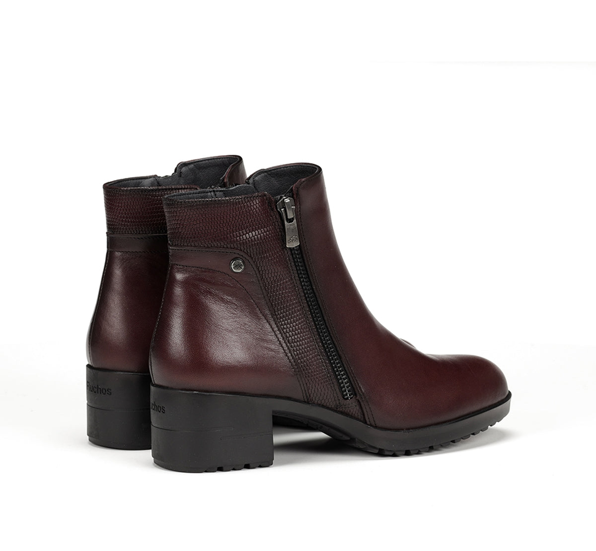 Fluchos Aliss F1367 bottines bordeaux femme cuir