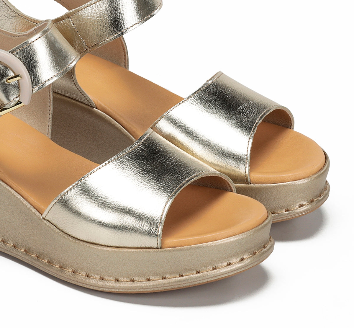 Dorking by Fluchos Windy D9649 sandale dorée cuir