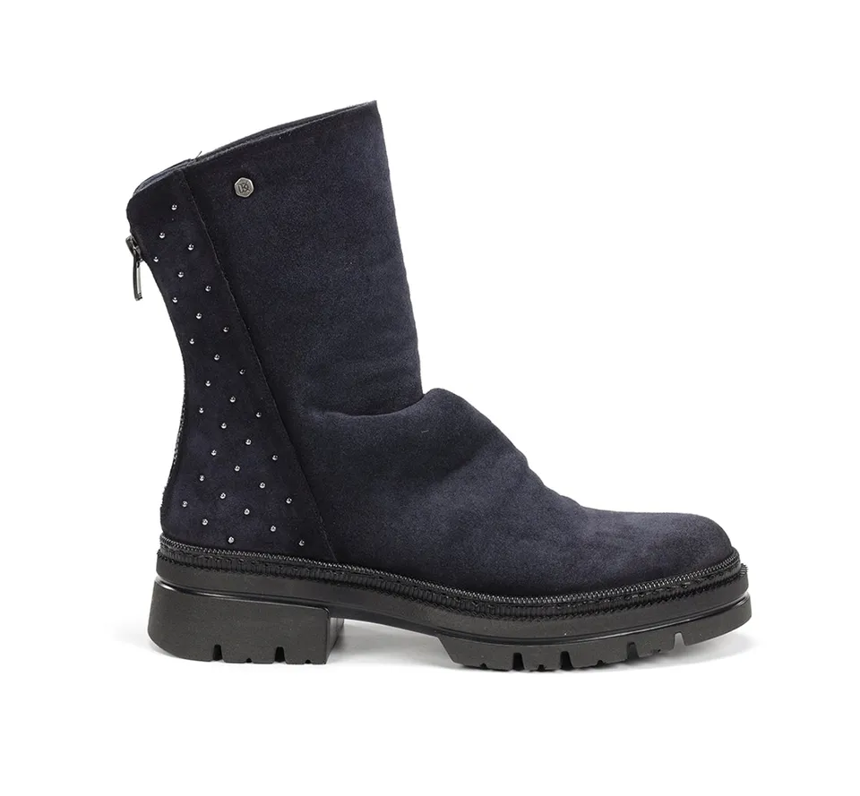 Dorking Cosmo D9397 bottines femme bleues semelle track