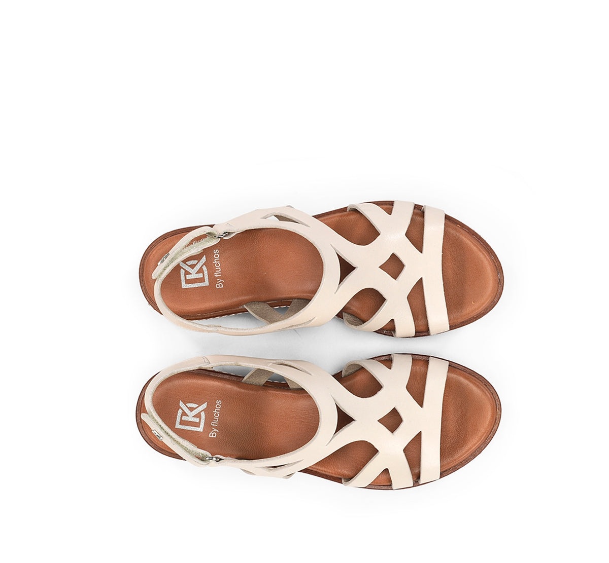Fluchos Dorking Nido D9451 sandales taupe plateforme