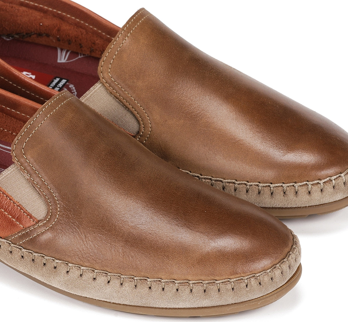 Fluchos Dorian F1178 mocassins homme marron slip on