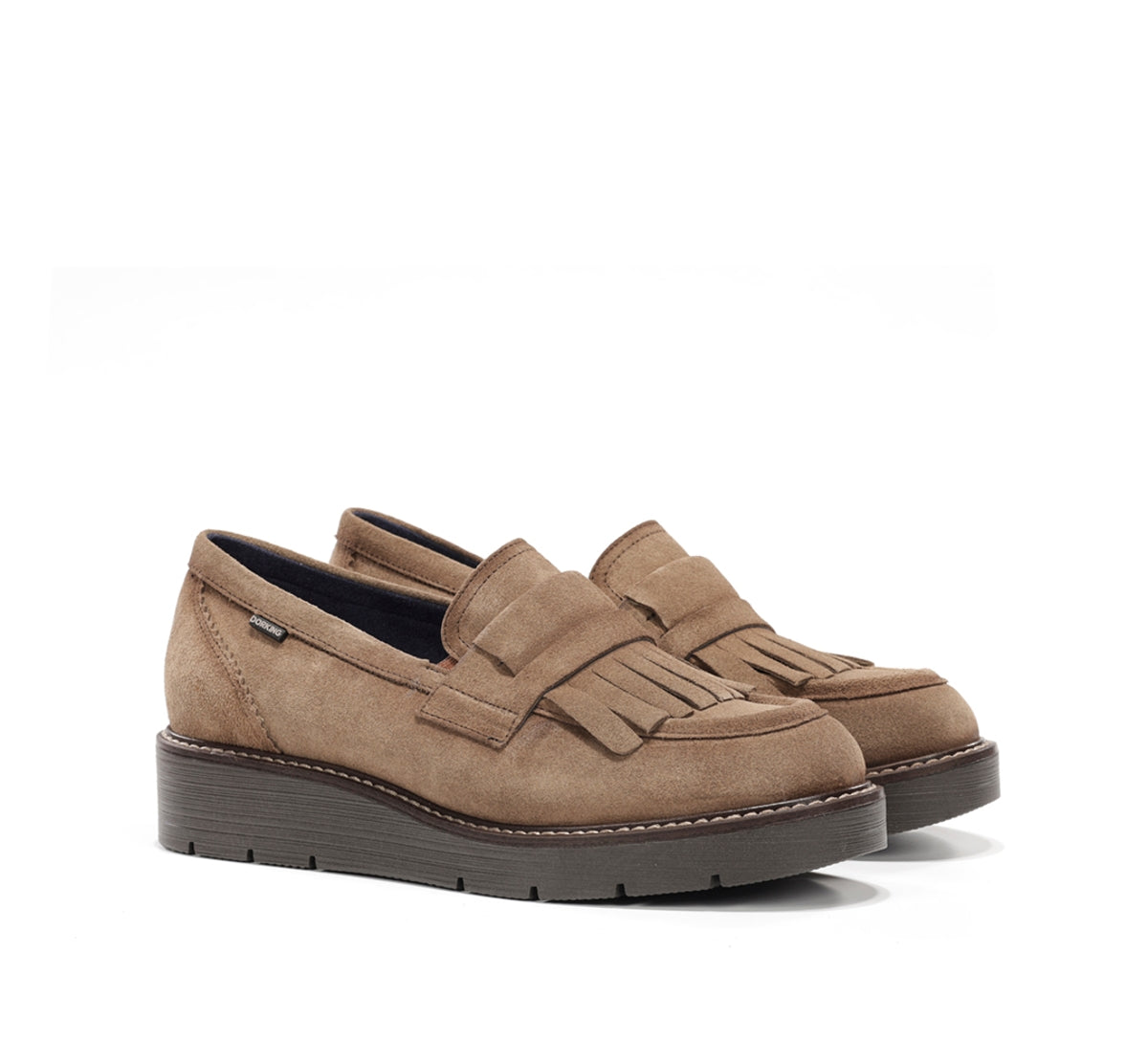 Dorking by Fluchos Africa D9782 mocassins taupe