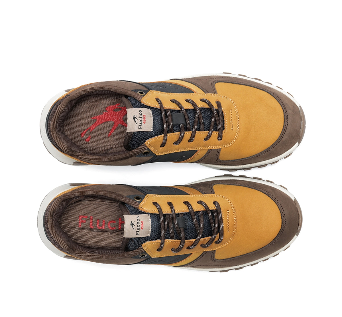 Fluchos Arion F2013 sneaker jaune homme confort