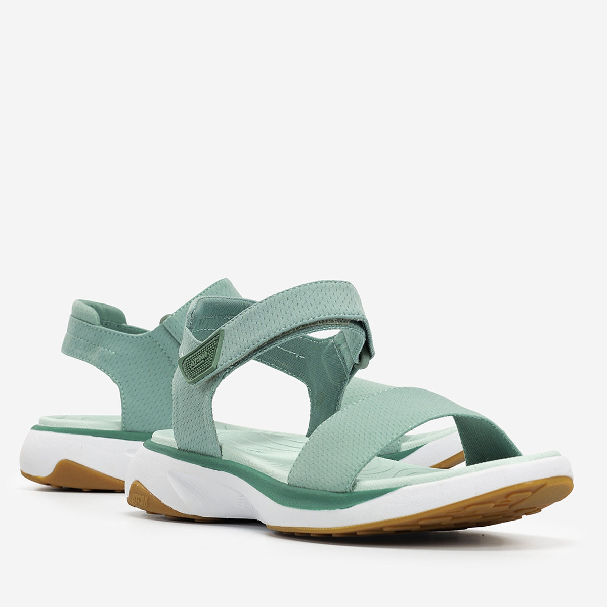 Atom Energy AT183 sandales femme vert tissu