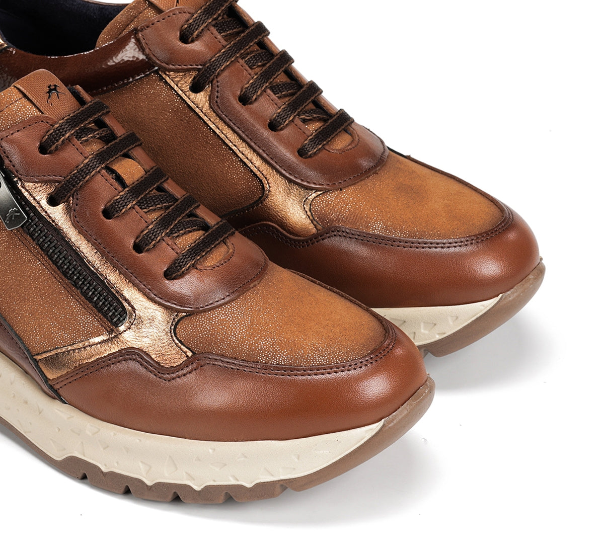 Fluchos Nexus F2308 baskets femme marron cuir