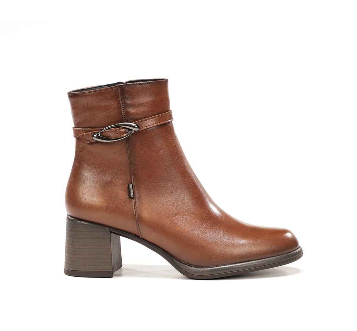 Dorking Frixe D9816 bottine femme marron talon léger