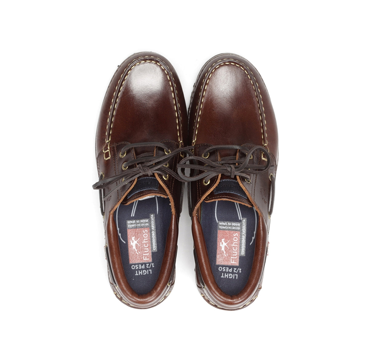 Fluchos Richfield F0046 chaussures homme marron cuir