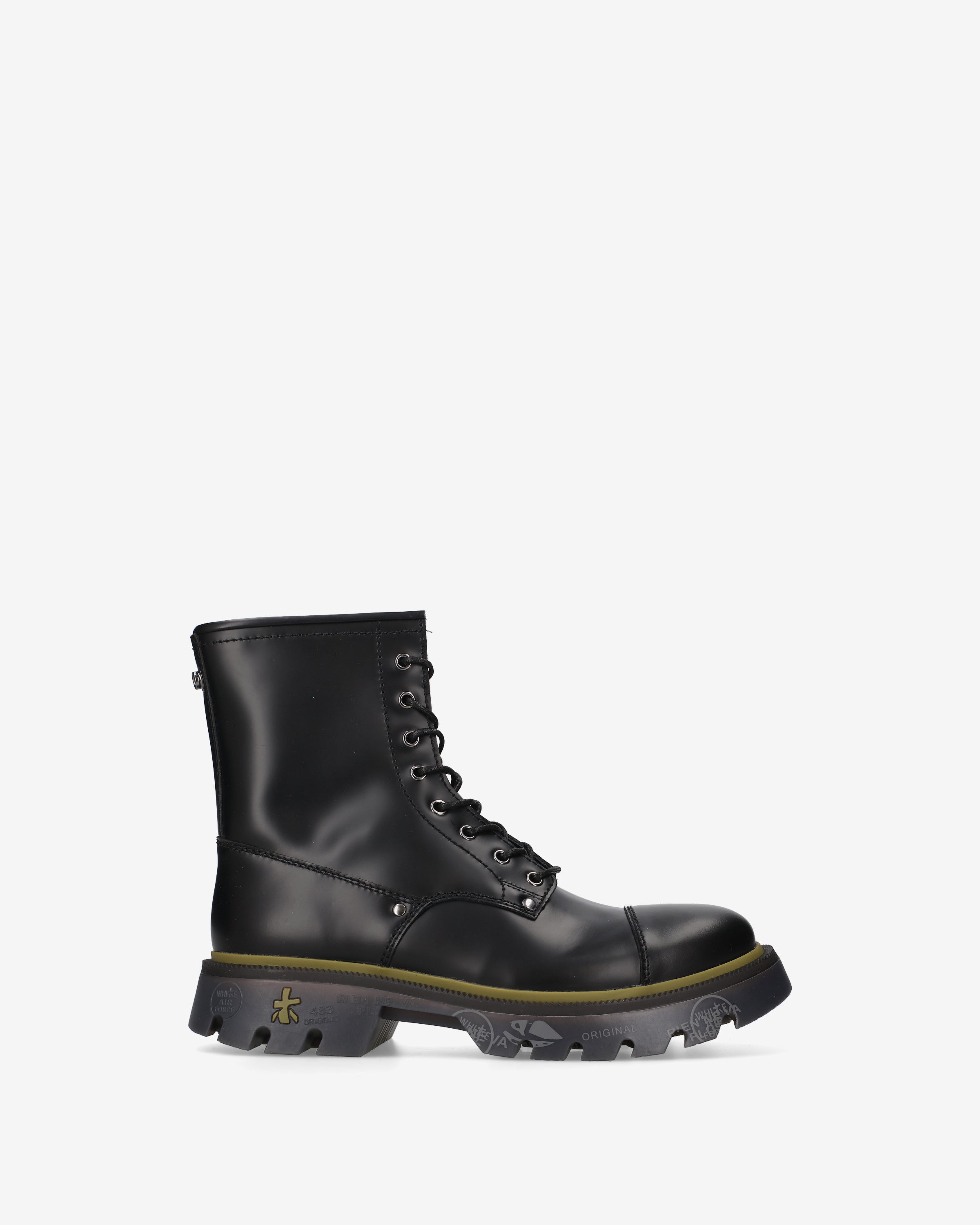Premiata Clapham 519 baskets noir cuir homme