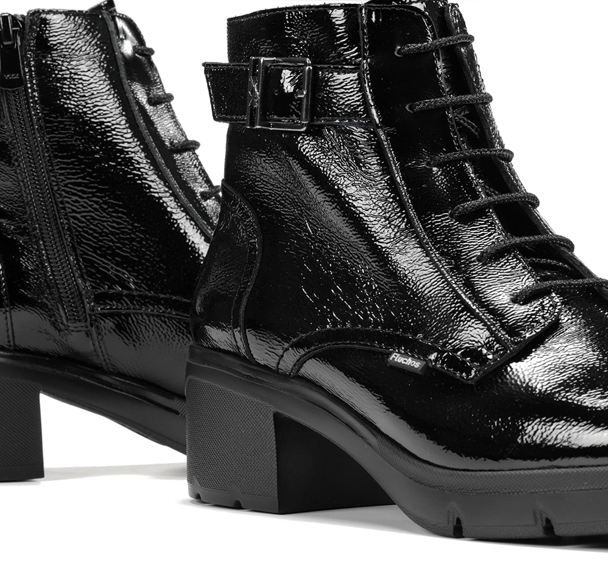 Fluchos Fugaz F2107 bottines noir confort talon