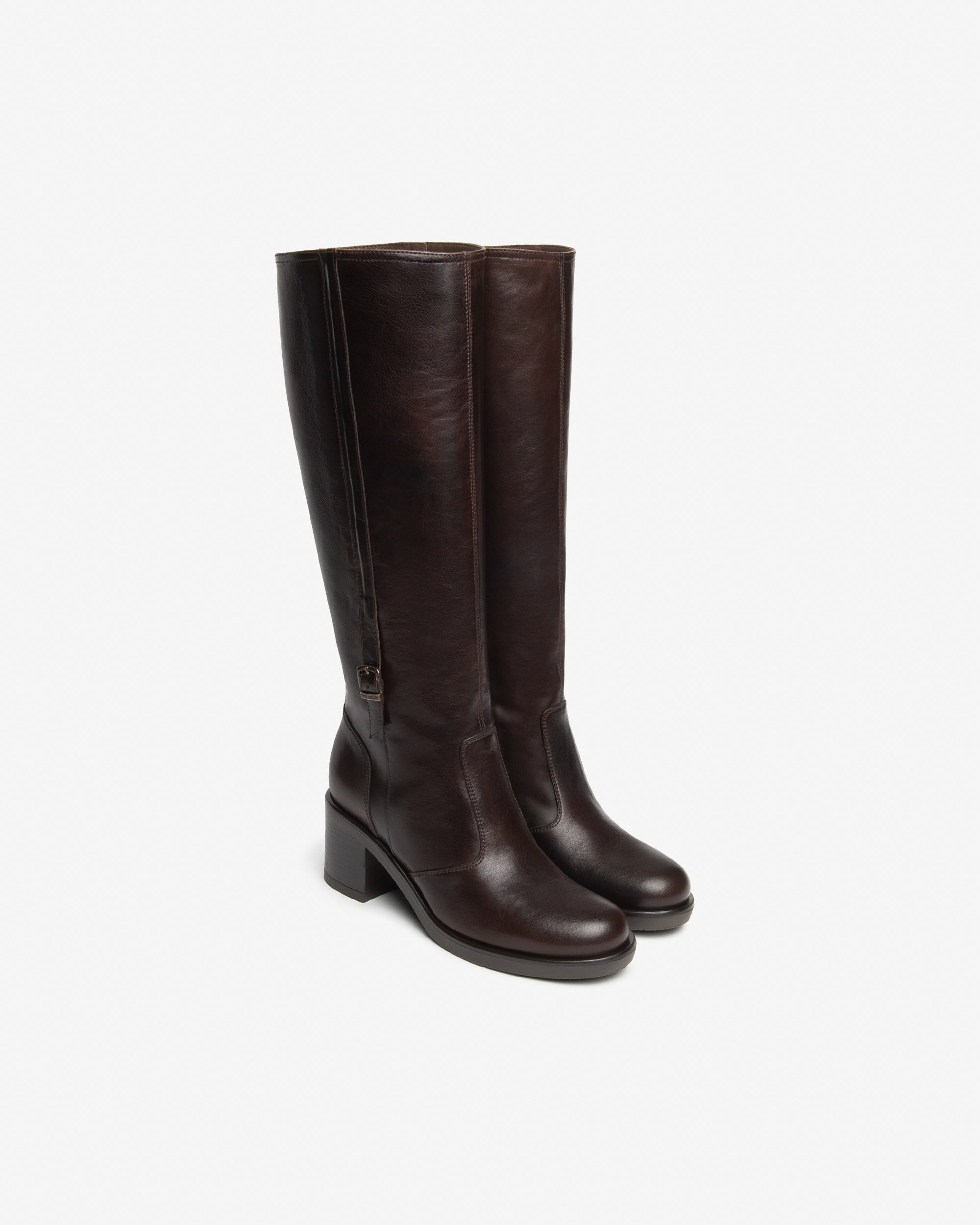 Nero Giardini Boots bottes cuir femme talon 65 mm