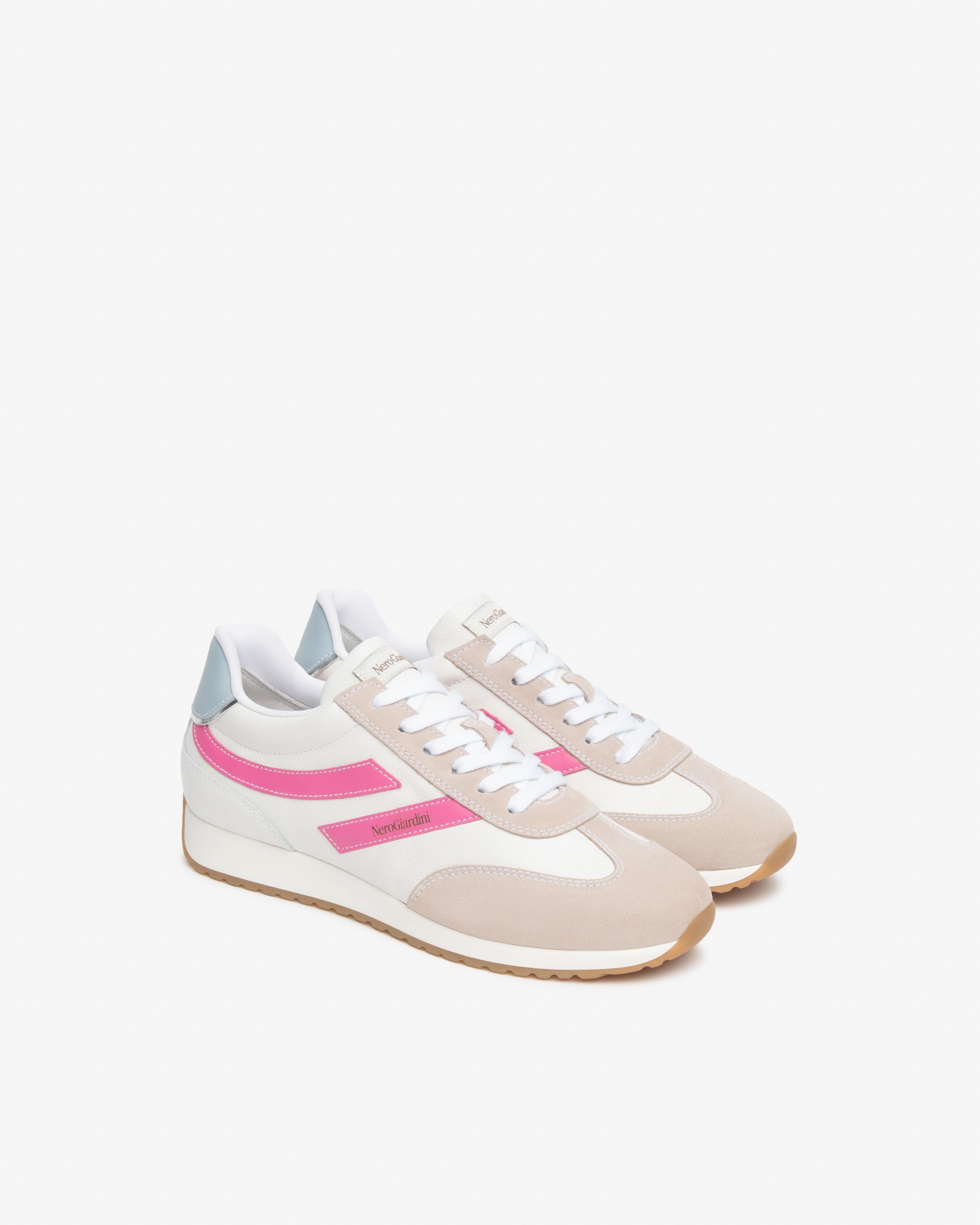 Nero Giardini Sneakers baskets cuir femme daim