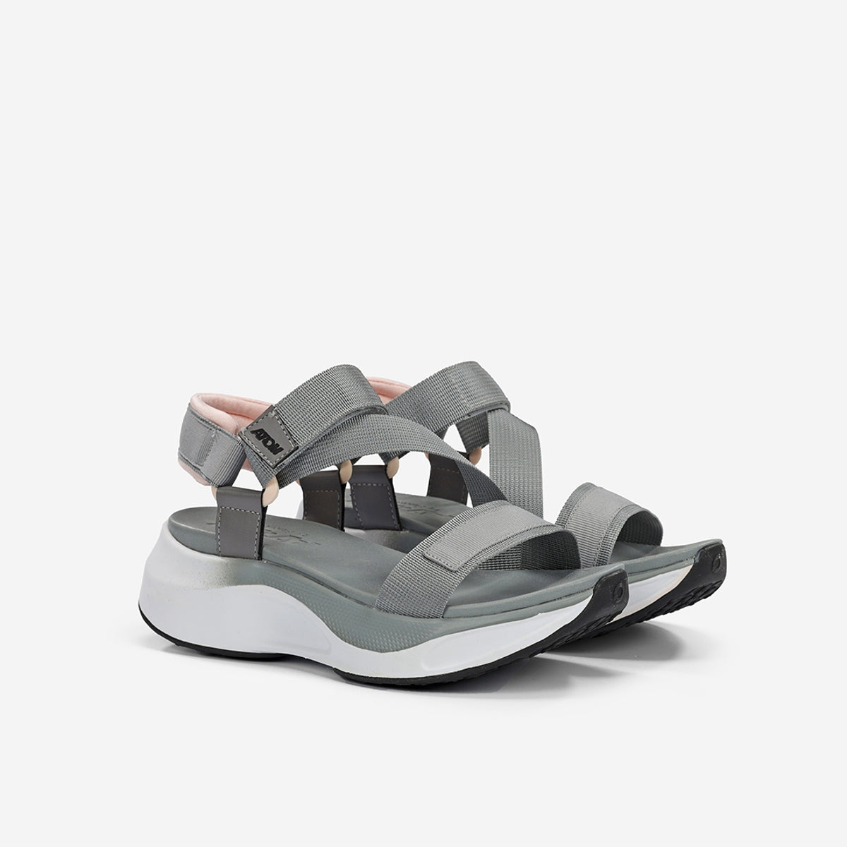 Atom by Fluchos Fusion AT170 sandale gris femme confort