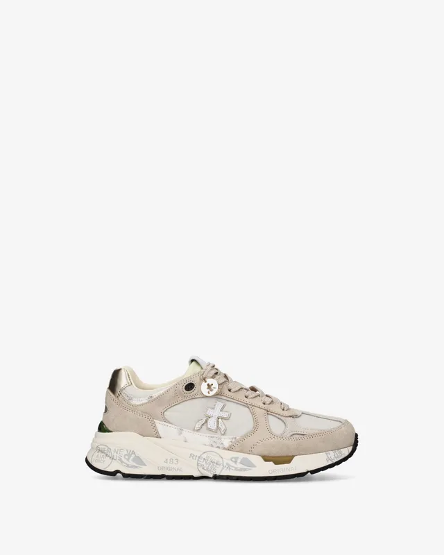 Premiata Mased 8116 sneakers beige dore femme