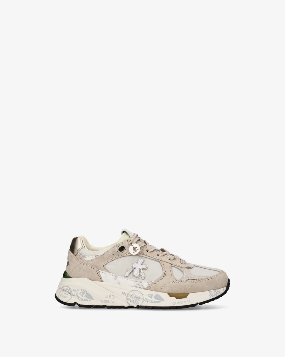 Premiata Mased 8116 sneakers beige dore femme