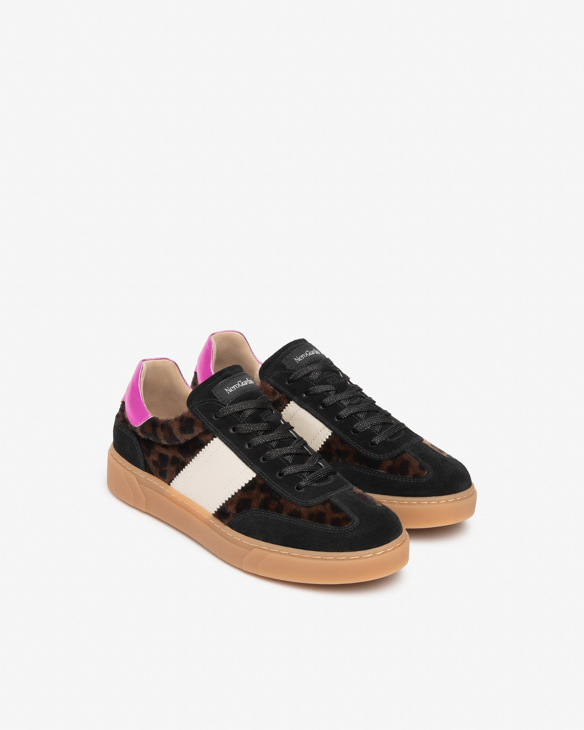 Nero Giardini Sneakers baskets femme daim animal 38