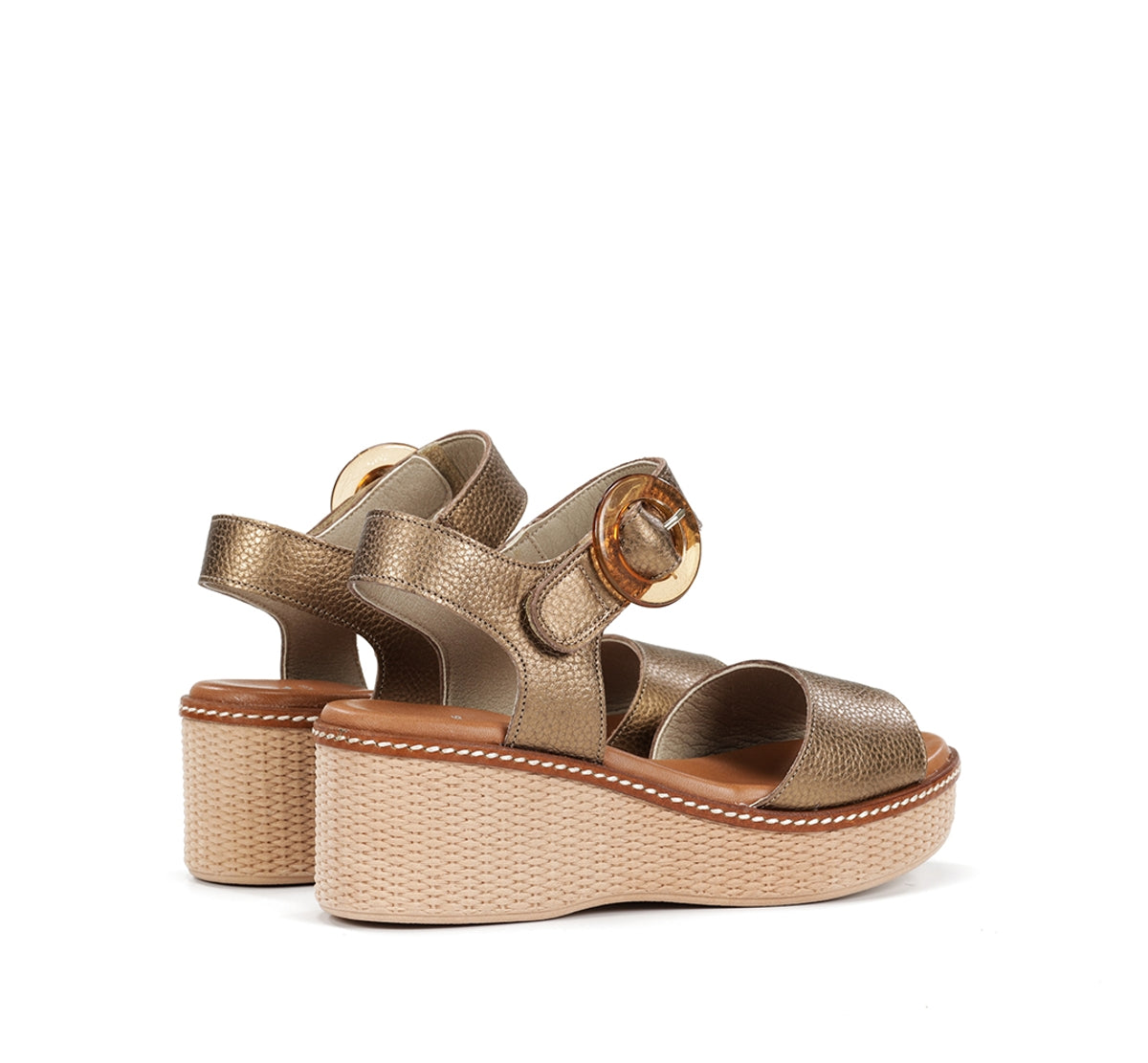 Dorking Nido D9450 sandales femme marron plateforme