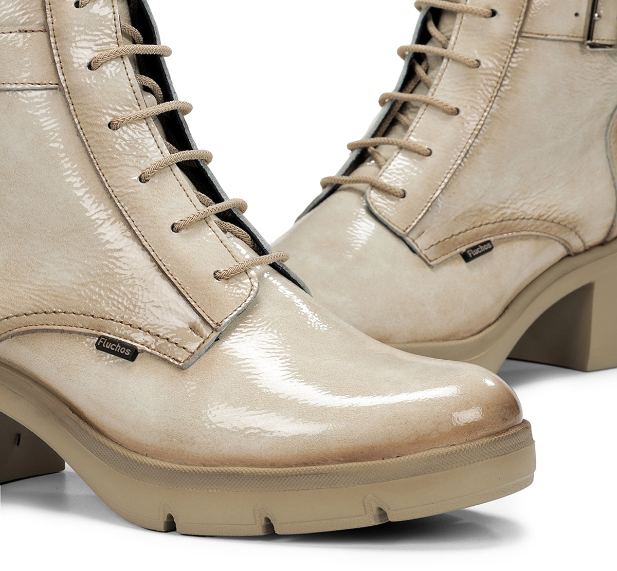 Fluchos Fugaz F2107 bottine femme taupe semelle track