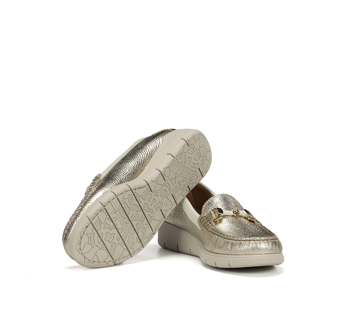 Fluchos Fluvia F2421 mocassins femme dorés cuir