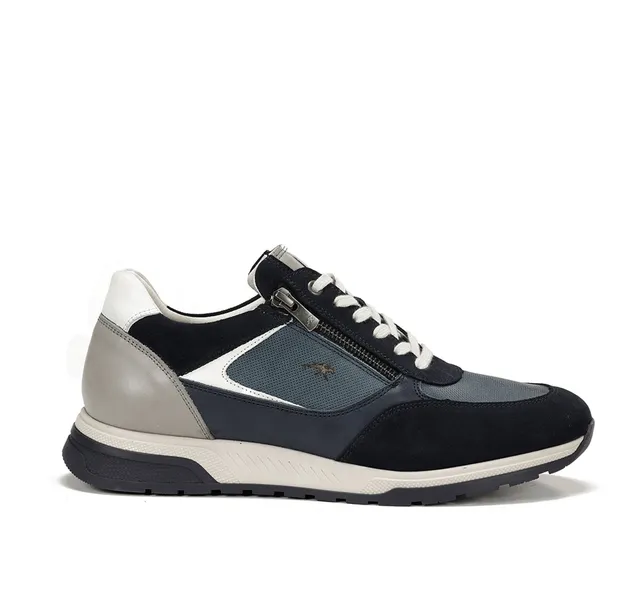 Fluchos Louis F1958 baskets bleu homme 42 cuir